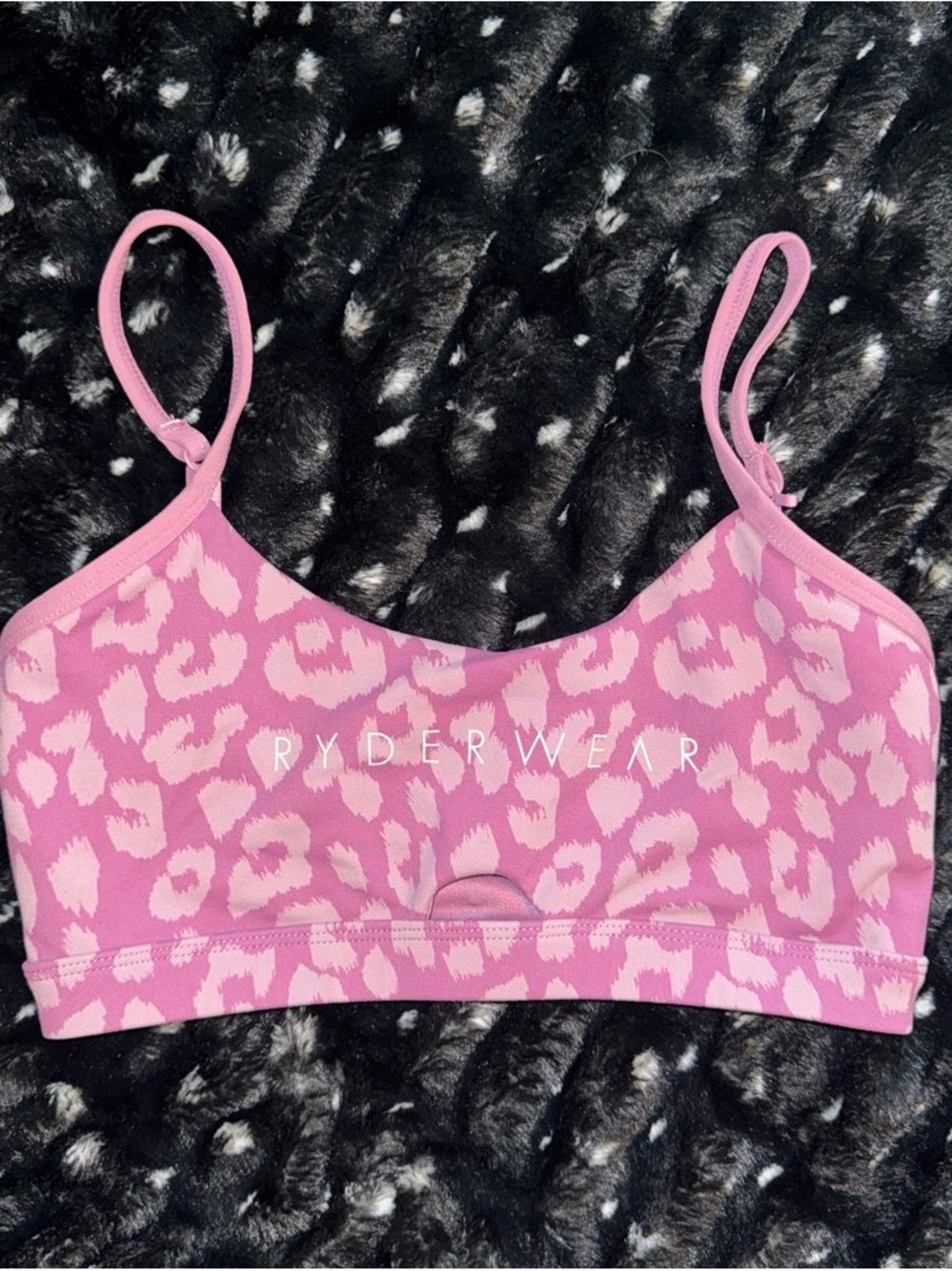 Ryderwear Pink Leopard Print Bralette